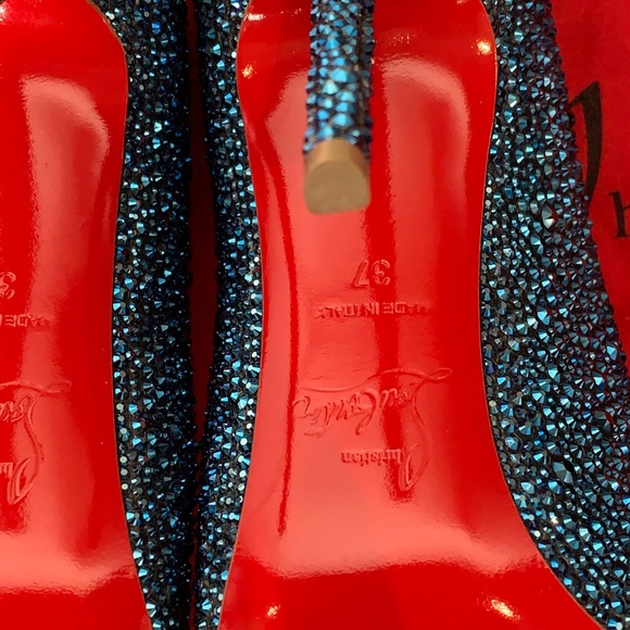 🔥NEW CL Blue Embellished Pigalle Follies - Picture 4 of 5